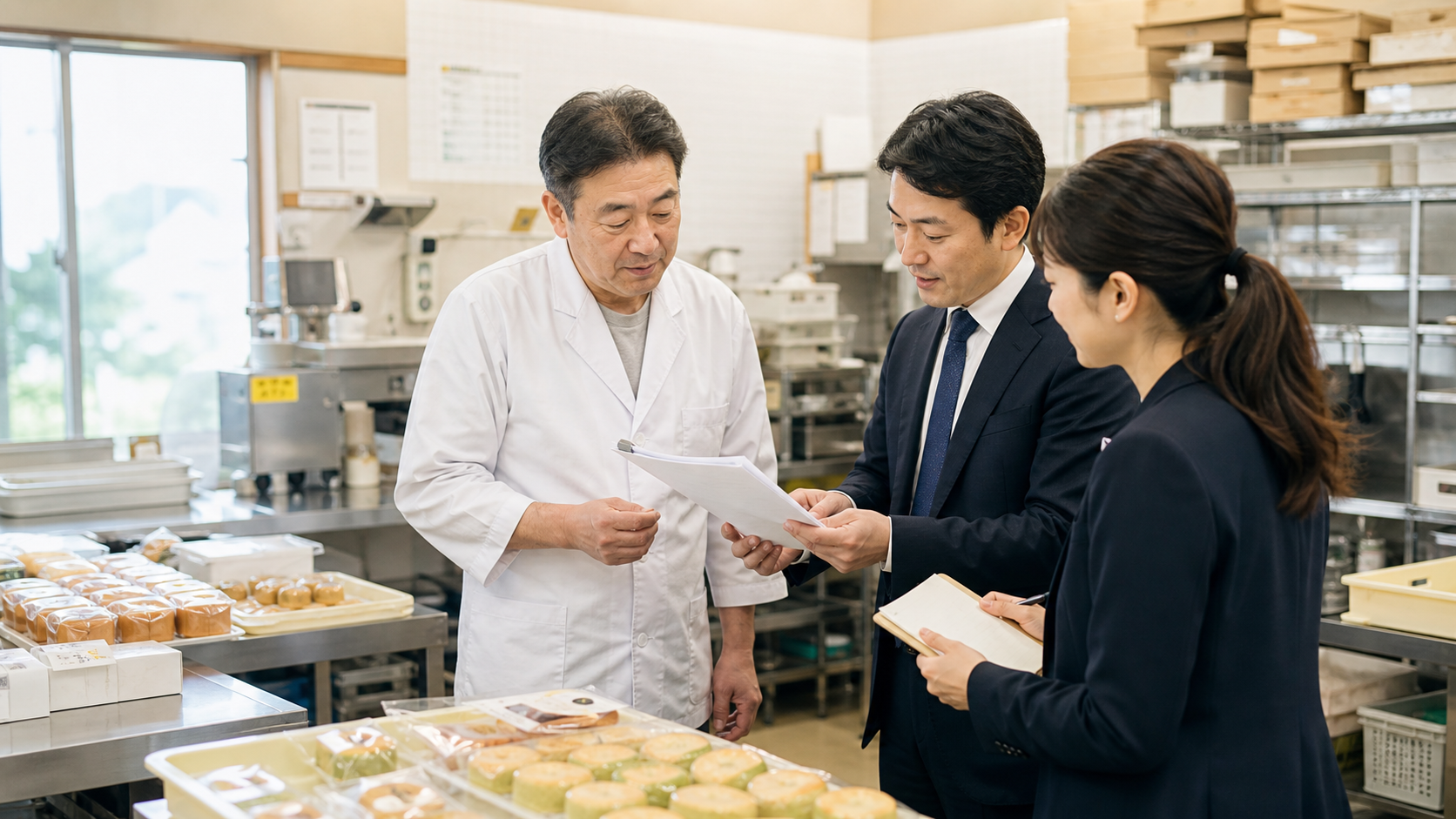 奈良の食品製造業でM&Aと事業承継を相談する経営者と専門家