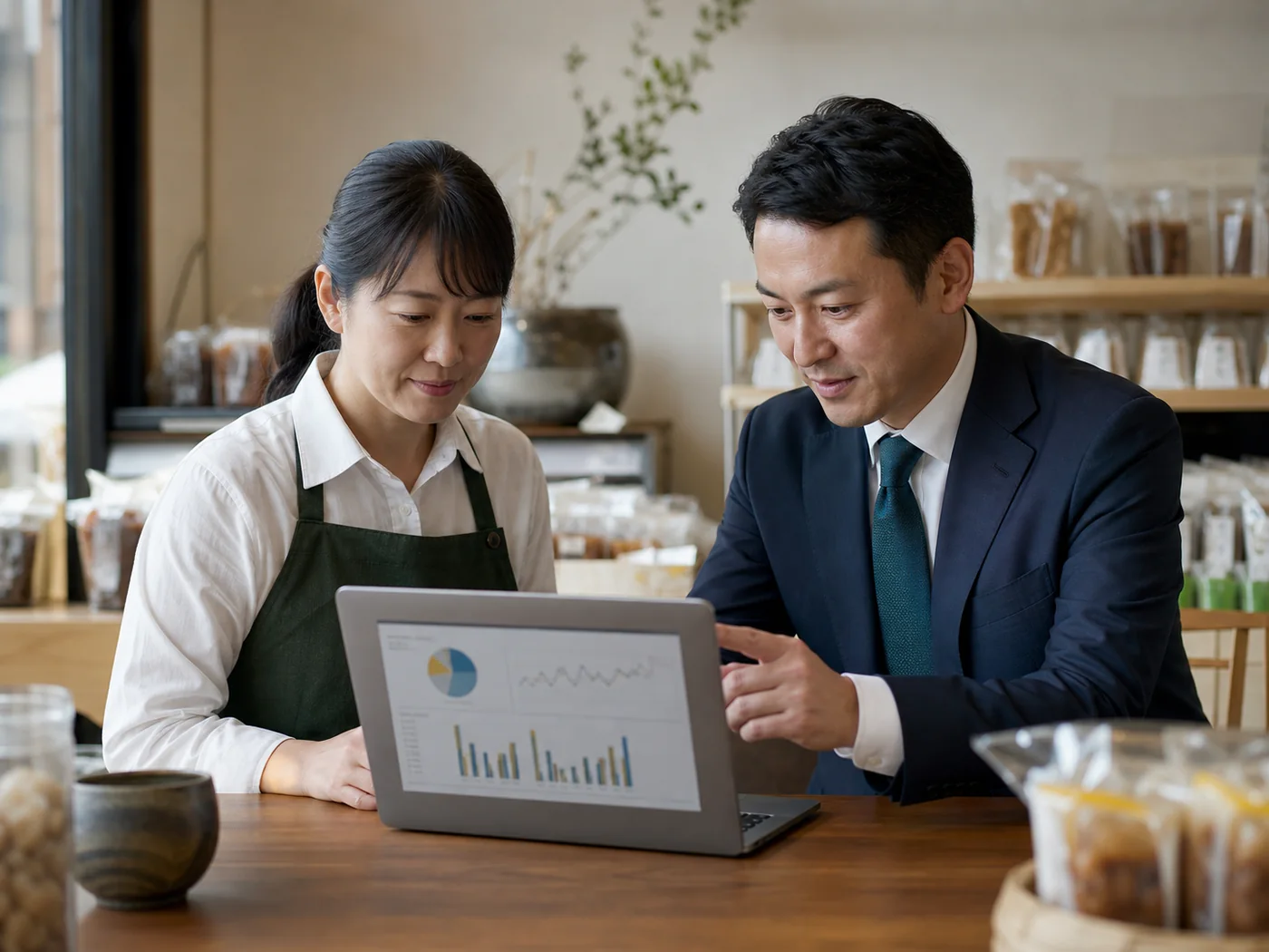 奈良の食品事業でM&Aと事業承継を相談する様子